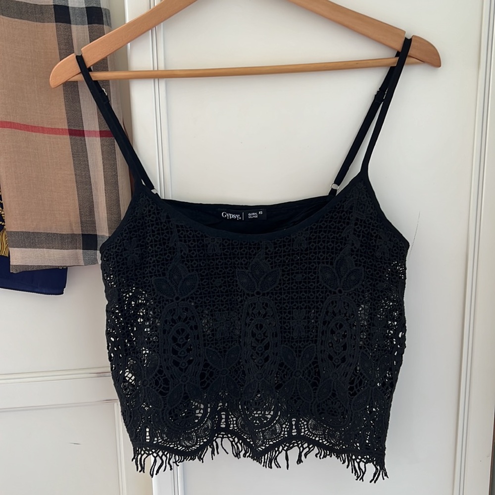 Boutique Gypsy 05 Lace Crochet Blouse Top